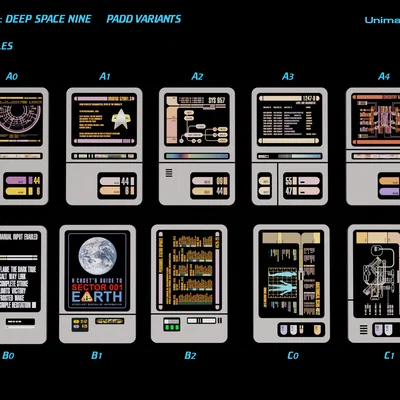 Star Trek: DS9 PADD Các biến thể v2