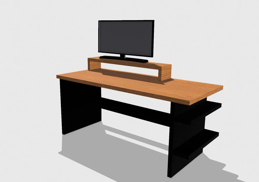 Mô hình màn hình máy tính 3D cho bàn làm việc tí hon - Image 2