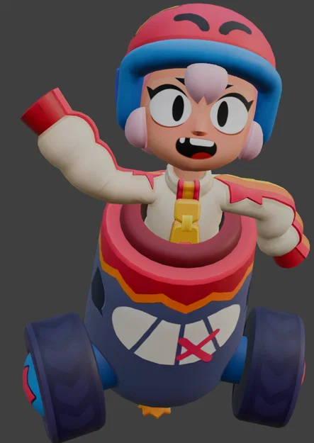 Mô hình 3D Bonnie từ Brawl Stars - Tải file STL chi tiết - Image 1