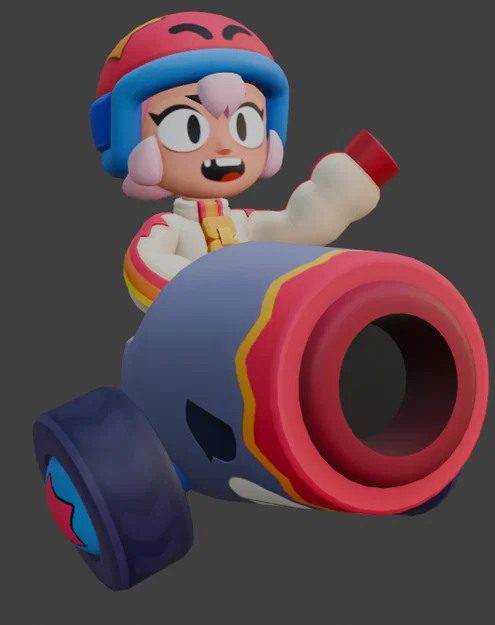 Mô hình 3D Bonnie từ Brawl Stars - Tải file STL chi tiết - Image 3