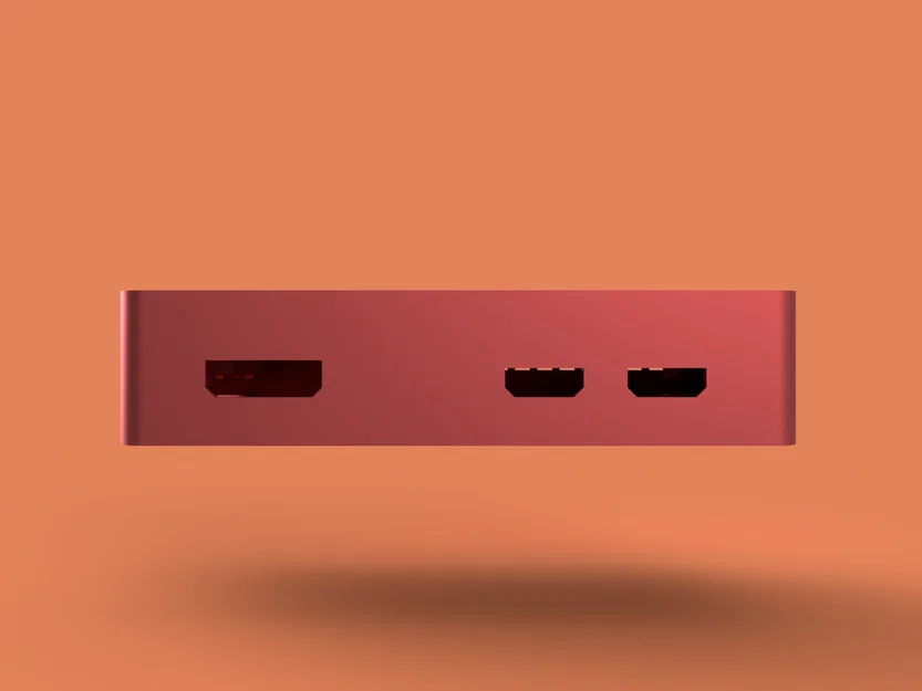 Vỏ case Raspberry Pi Zero/Zero 2 treo tường, hỗ trợ heatsink 8mm - Image 3