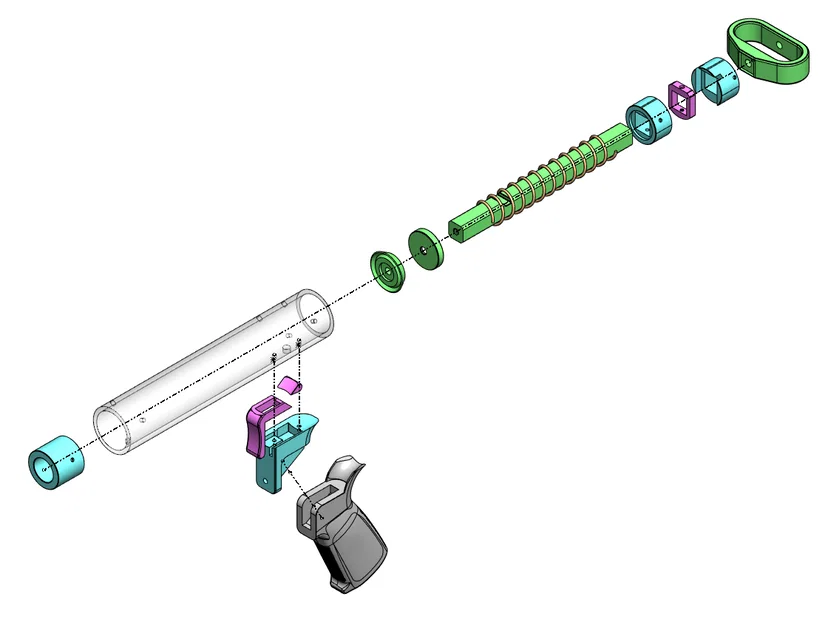 Rainbow - Foam Dart Blaster: Bản nâng cấp hiện đại hóa in 3D - Image 6