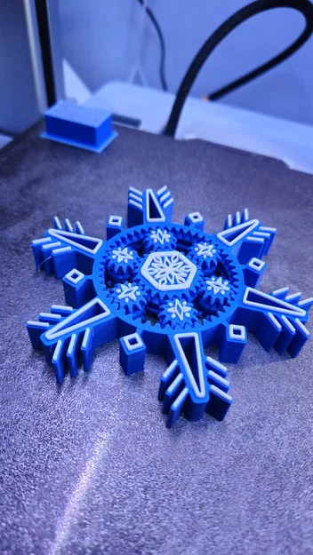 Bánh răng hành tinh hình bông tuyết - Fidget Spinner độc đáo - Image 1