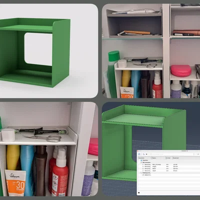 Khay Đựng Đồ Tủ Phòng Tắm - 75 Kích Thước