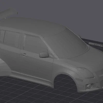 Mô hình vỏ xe Suzuki Swift Sport tỉ lệ 1:10 cho RC (Full & Split)