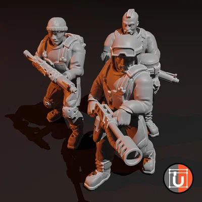 Rebel Guerrillas Army cho Grimdark Future: Firefight