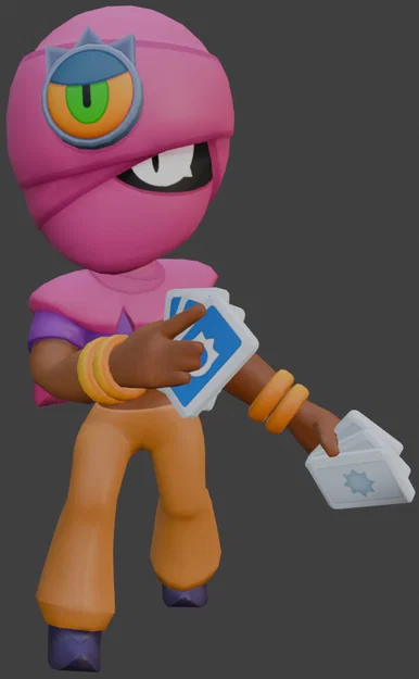 Mô hình 3D Tara Brawl Stars sắc nét cho game thủ - Image 1
