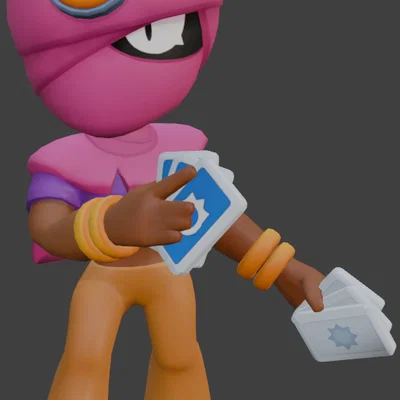 Mô hình 3D Tara Brawl Stars sắc nét cho game thủ