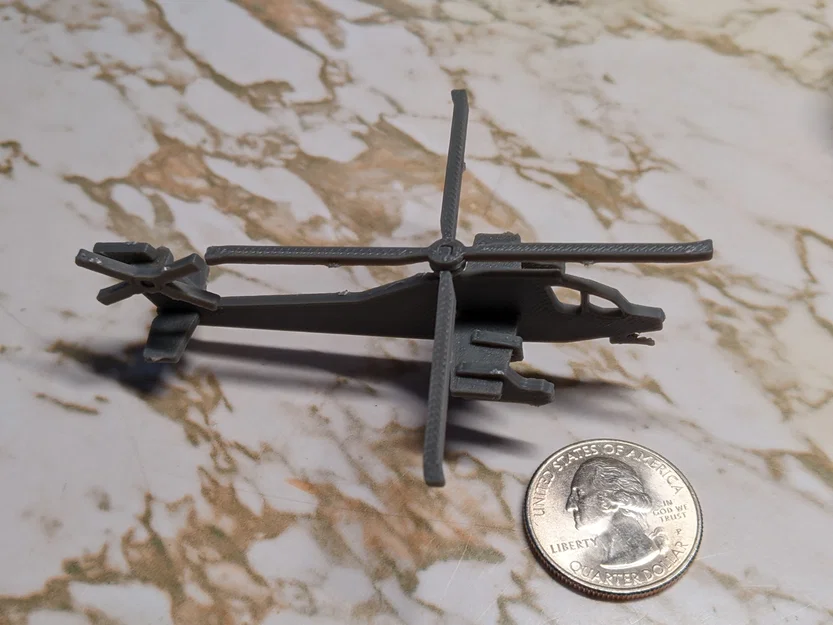 Bộ mô hình trực thăng chiến đấu AH-64 Apache - Image 1