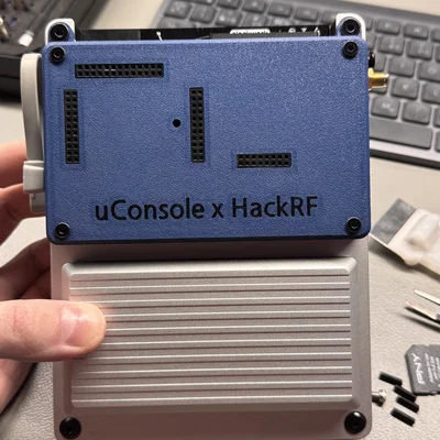 Case HackRF gắn lưng cho uConsole