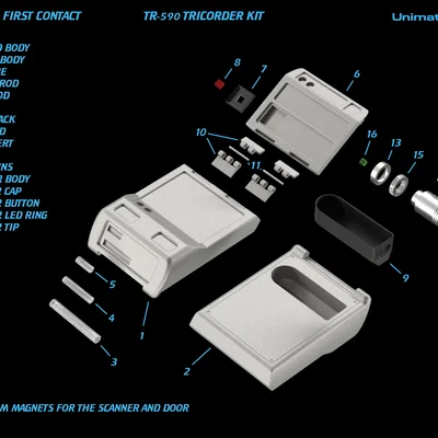 Bộ Kit Star Trek TR-590 Tricorder