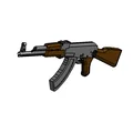 Mô hình súng AK-47 chi tiết cho người chơi in 3D - Thumbnail 1