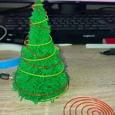 Mô hình cây thông Noel 3D trang trí độc đáo cho mùa lễ hội