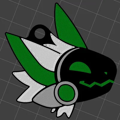 Móc khóa Protogen furry fursuit nhiều màu