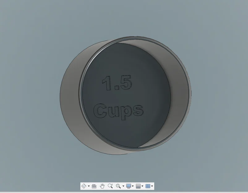 Bộ cốc đong thức ăn cho chó mèo (1 cup, 1.5 cups, 2 cups) in 3D - Image 3