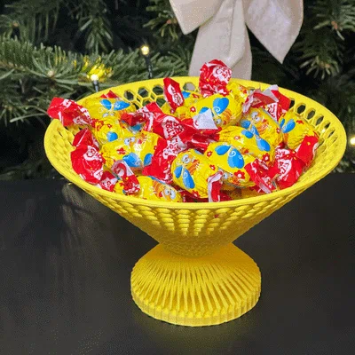Mẫu khay đựng kẹo (Candy bowl) thiết kế lưới tổ ong in 3D