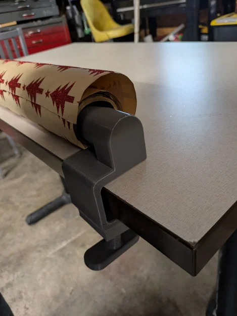 Dụng cụ gắn bàn giữ cuộn giấy gói quà - Image 2