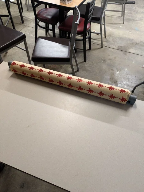 Dụng cụ gắn bàn giữ cuộn giấy gói quà - Image 3