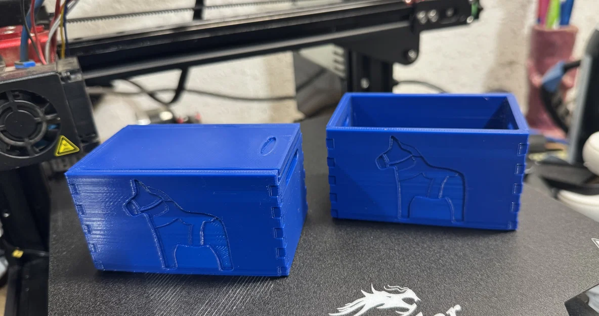 Hộp đựng đồ Dala Horse Crate - File in 3D đa năng, đẹp mắt - Image 1