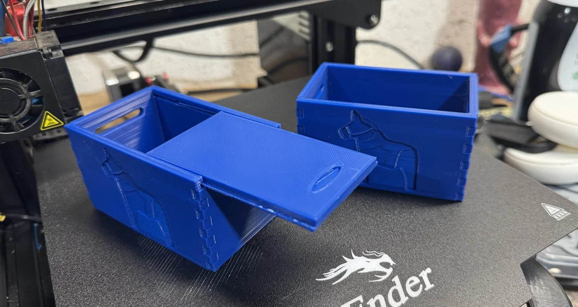 Hộp đựng đồ Dala Horse Crate - File in 3D đa năng, đẹp mắt - Image 2