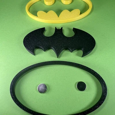 Nam châm tủ lạnh Batman - Fan-Art - Không cần AMS