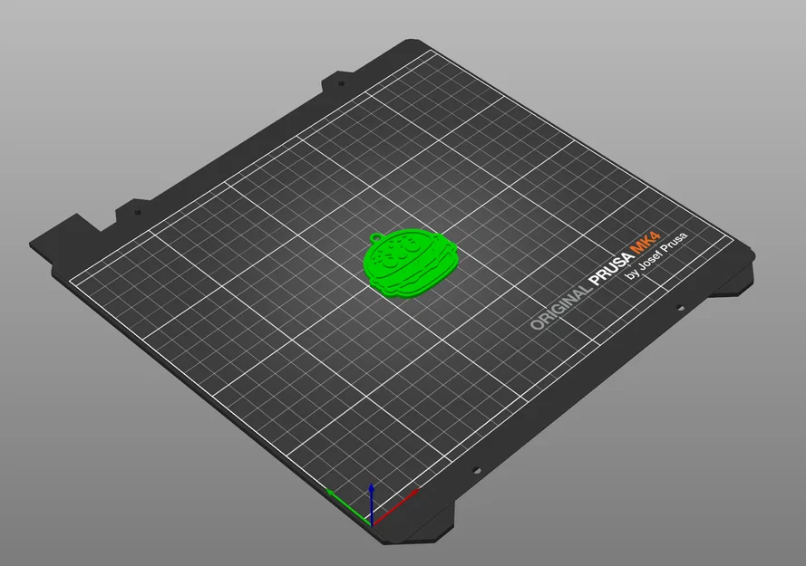 Móc khóa Hamburger dễ thương - Mô hình in 3D nhỏ gọn, xinh xắn - Image 2