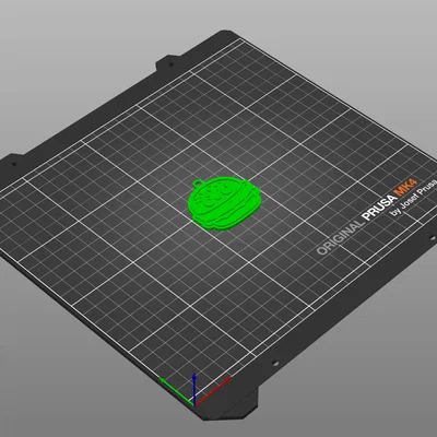 Móc khóa Hamburger dễ thương - Mô hình in 3D nhỏ gọn, xinh xắn