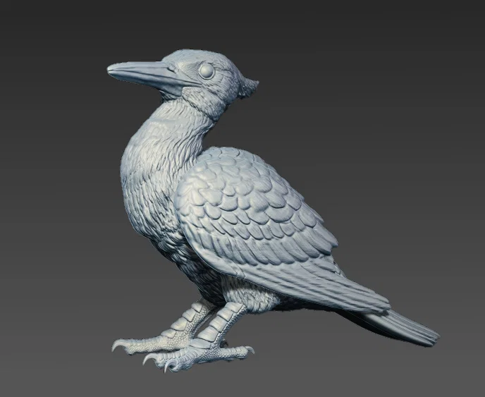 Mô hình Gõ kiến mỏ ngà (Ivory Billed Woodpecker Figurine) - Image 1
