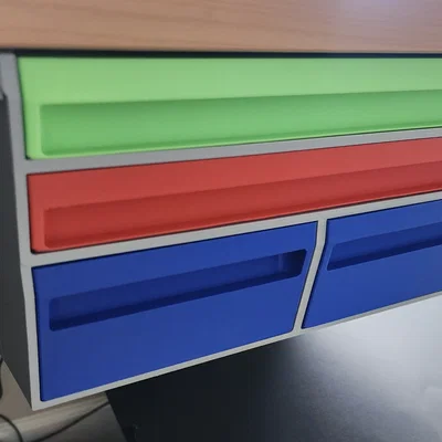 Tủ ngăn kéo cỡ lớn 4 hộc gắn dưới bàn làm việc