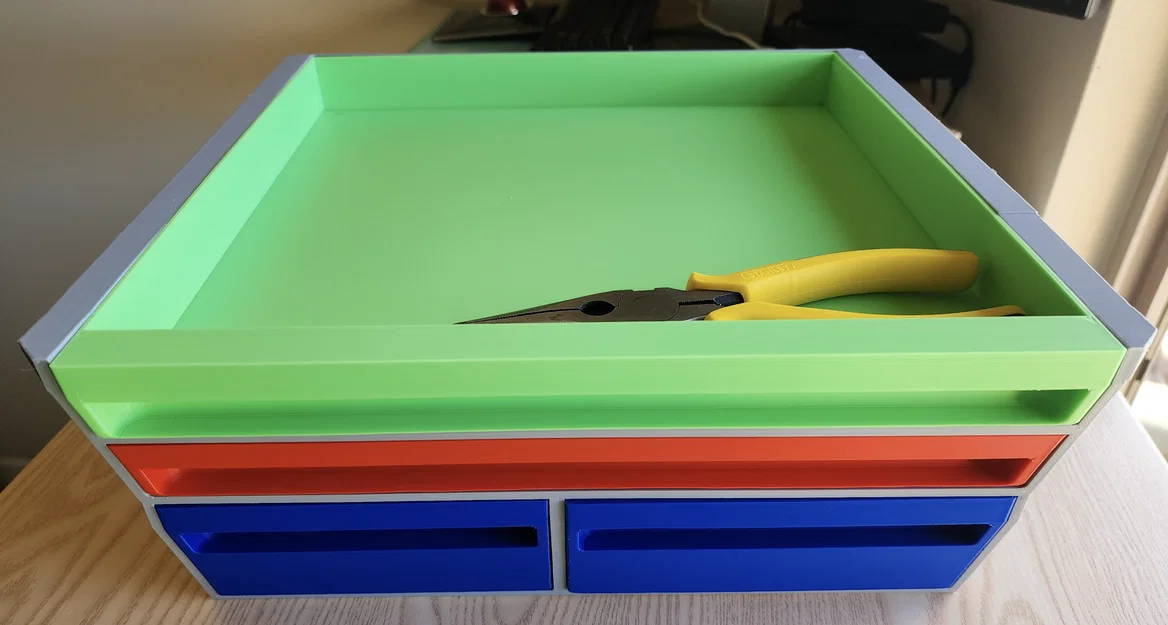 Tủ ngăn kéo cỡ lớn 4 hộc gắn dưới bàn làm việc - Image 3