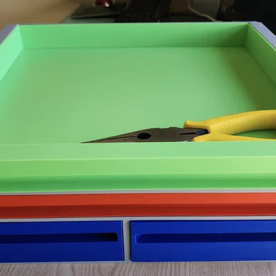 Tủ ngăn kéo cỡ lớn 4 hộc gắn dưới bàn làm việc