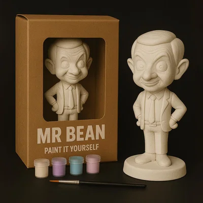 Mr. Bean – Phiên bản mô hình tự tô màu