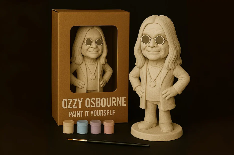 Ozzy Osbourne – Mô hình tự tay tô màu - Image 1