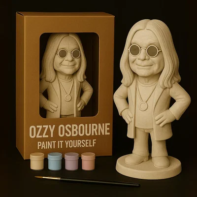 Ozzy Osbourne – Mô hình tự tay tô màu