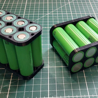 Khung giữ pin 21700 cho DIY Battery Packs – Nhẹ, Bền và Dễ in