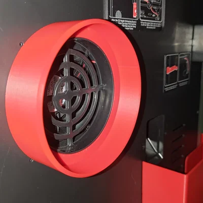 Bộ chuyển đổi ống hút khí 100mm sang 80mm cho máy in 3D QIDI Q2