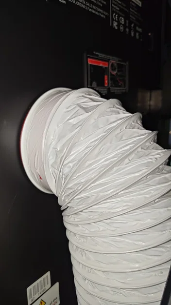 Bộ chuyển đổi ống hút khí 100mm sang 80mm cho máy in 3D QIDI Q2 - Image 2