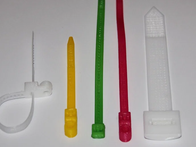 Mẫu dây rút cáp 3D (Kabelové pásky) in tại nhà tiện dụng - Image 1