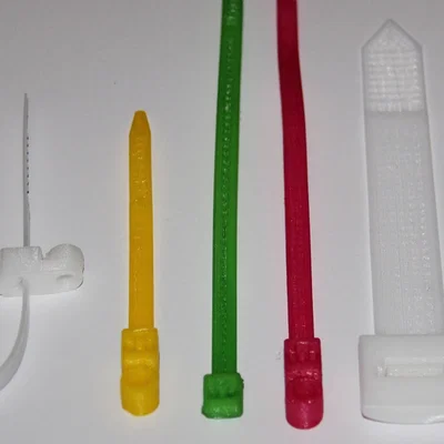 Mẫu dây rút cáp 3D (Kabelové pásky) in tại nhà tiện dụng