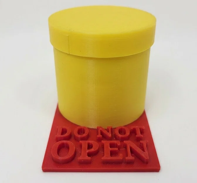 Mô hình bẫy trêu chọc Do Not Open in 3D vui nhộn - Image 1