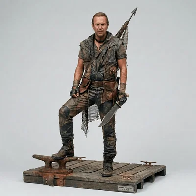 Mô hình 3D nhân vật Mariner trong phim Waterworld (1995) sắc nét