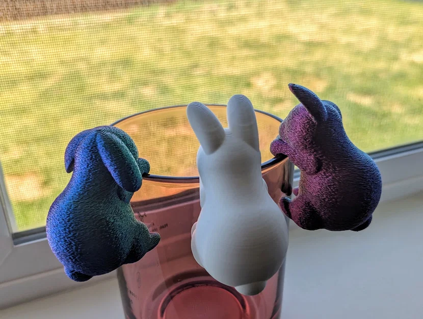 Chú Thỏ Leo Chậu Cây Trang Trí - Image 1