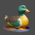 Mô hình chú vịt 3D ngồi không cần support - Thỏa sức tô màu sáng tạo - Thumbnail 1