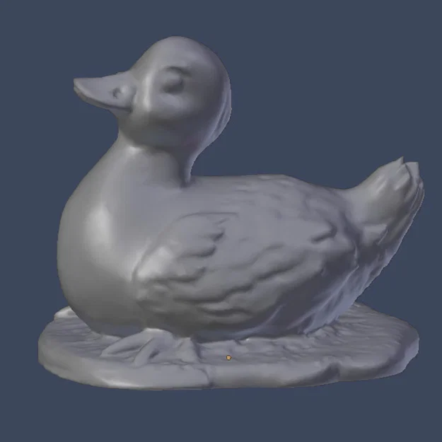 Mô hình chú vịt 3D ngồi không cần support - Thỏa sức tô màu sáng tạo - Image 2
