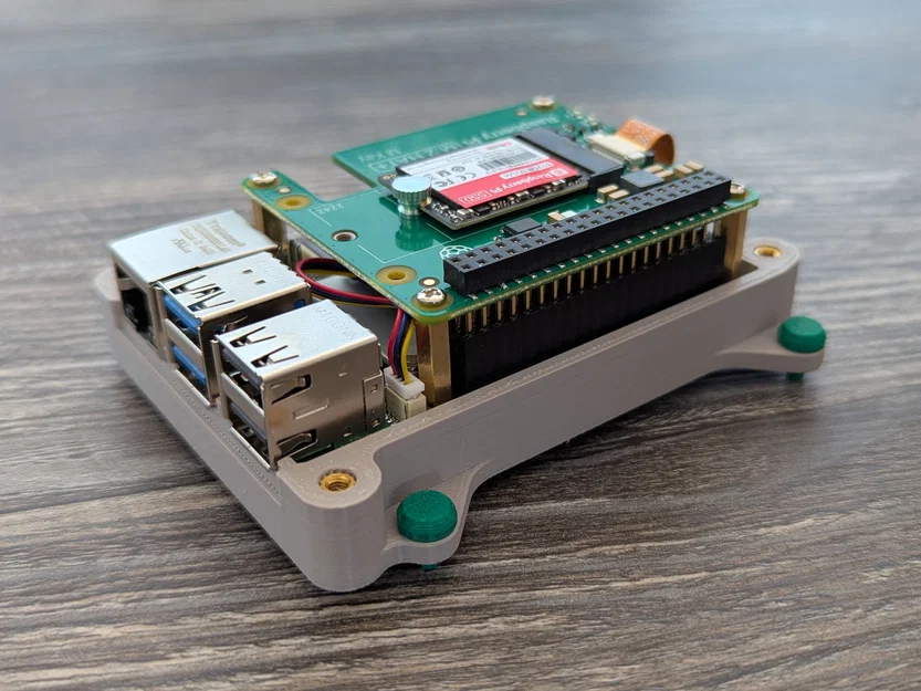 Vỏ Raspberry Pi 5 hỗ trợ M.2 HAT+ và phiên bản slim - Image 4