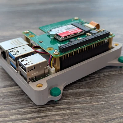 Vỏ Raspberry Pi 5 hỗ trợ M.2 HAT+ và phiên bản slim