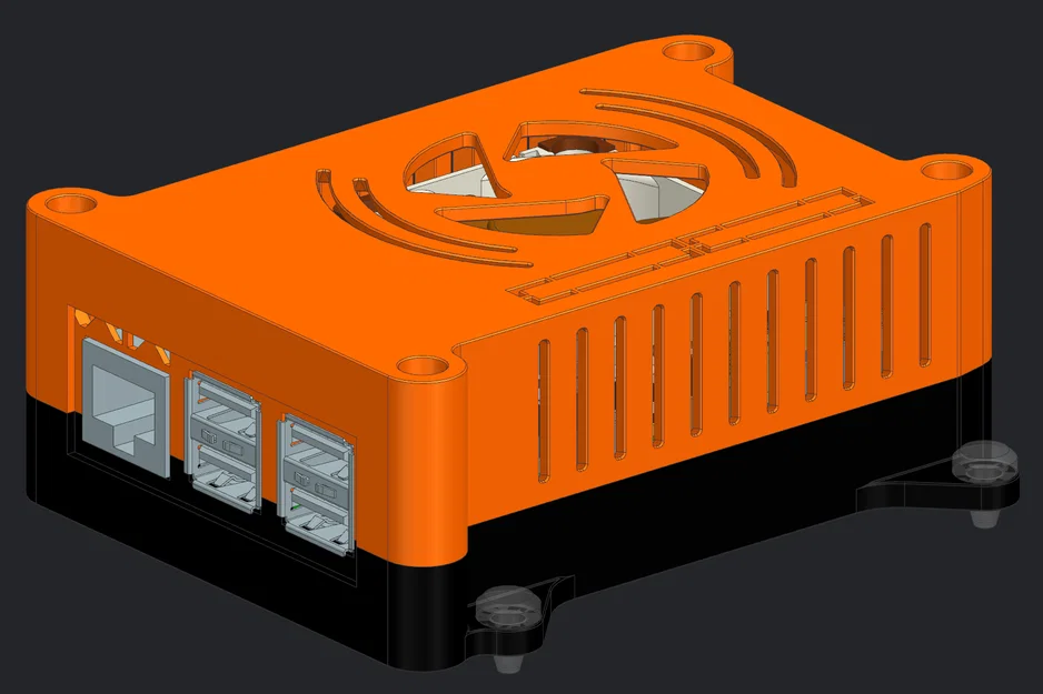 Vỏ Raspberry Pi 5 hỗ trợ M.2 HAT+ và phiên bản slim - Image 6