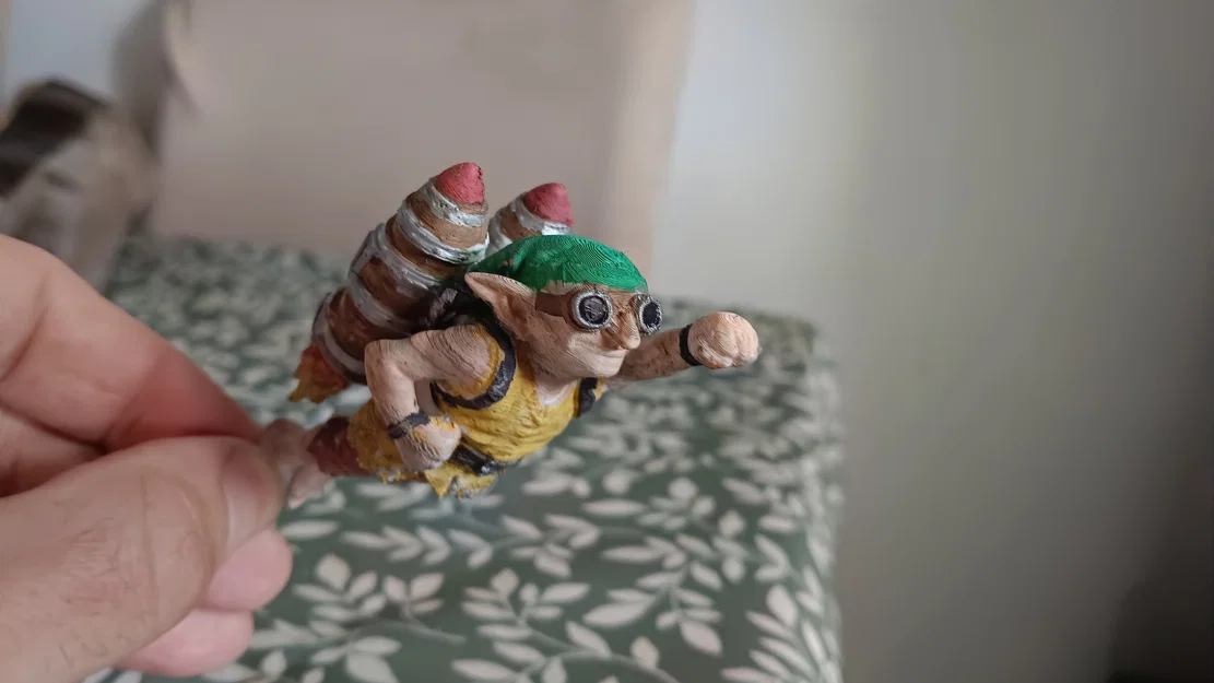 Mô hình yêu tinh cưỡi phản lực jetpack - Image 4