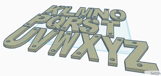 Bộ chữ cái 3D gắn hộp thư (Alphabet Mailbox Letters) bền đẹp - Image 2
