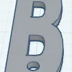 Bộ chữ cái 3D gắn hộp thư (Alphabet Mailbox Letters) bền đẹp